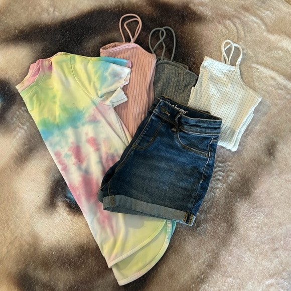 Girls Size 10/12 Summer Outfit Bundle - Picture 1 of 14